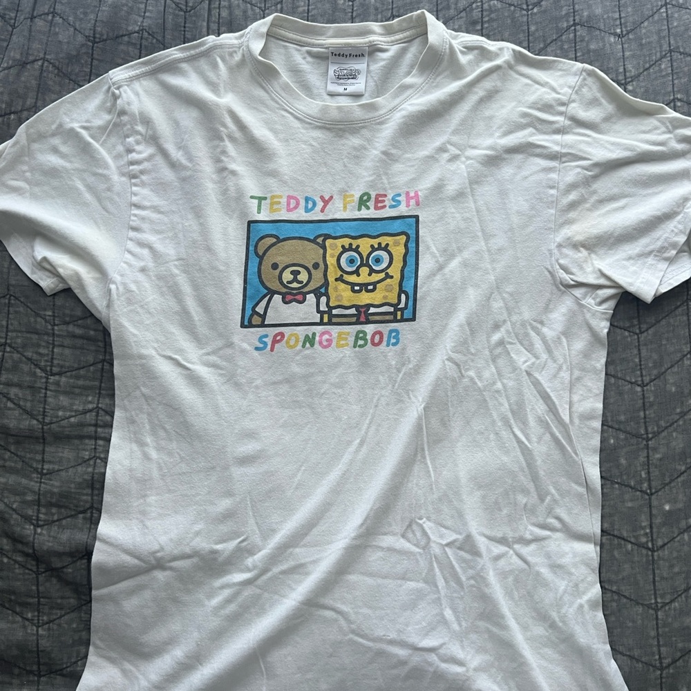 Teddy Fresh White Graphic Tee